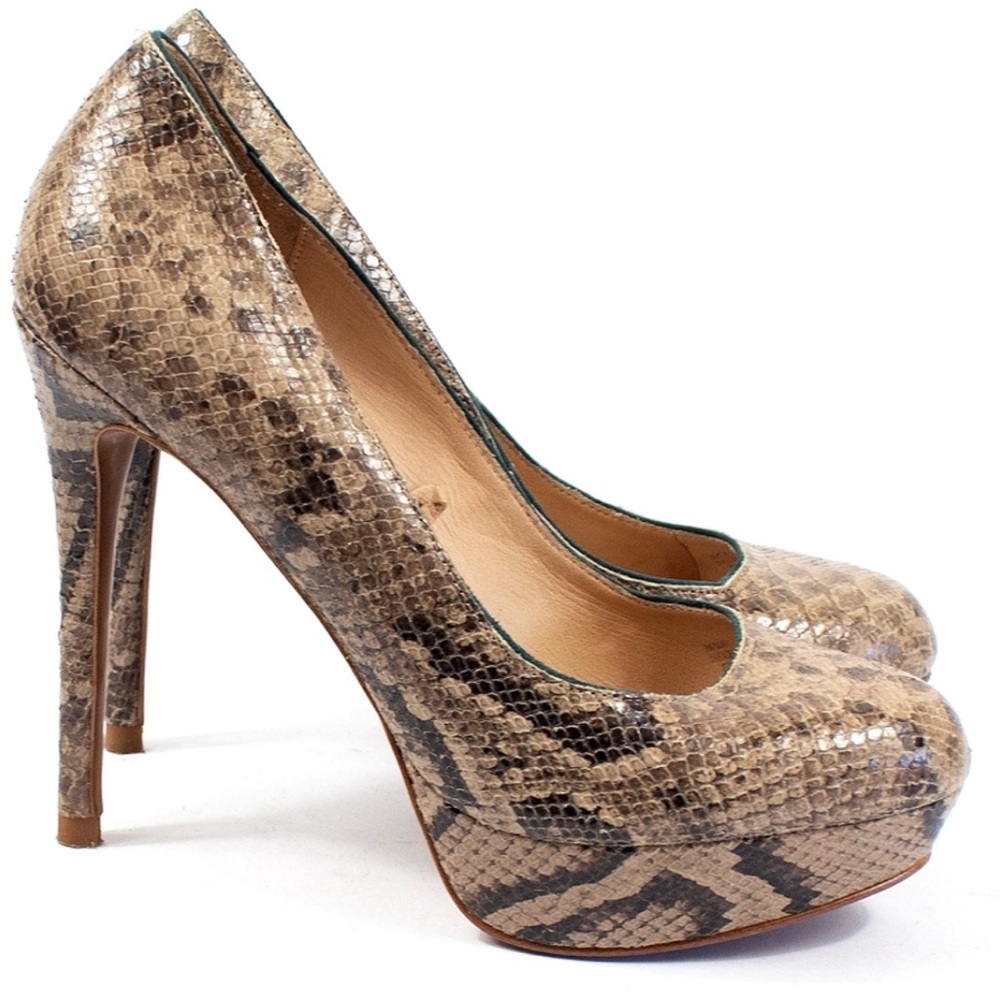Zara snake skin heels